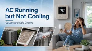 AC Running but Not Cooling: Causes and Safe Checks