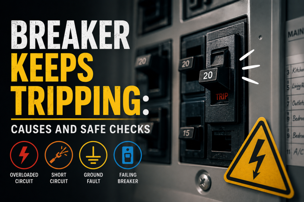 Breaker Keeps Tripping: Causes and Safe Checks