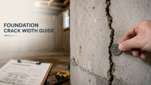 Foundation Crack Width Chart: When to Worry and What to Do