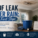 Roof Leak After Rain: Safe First Steps