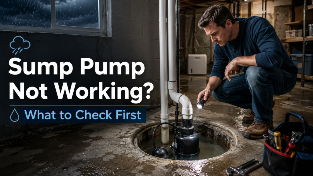 Sump Pump Not Working: What to Check