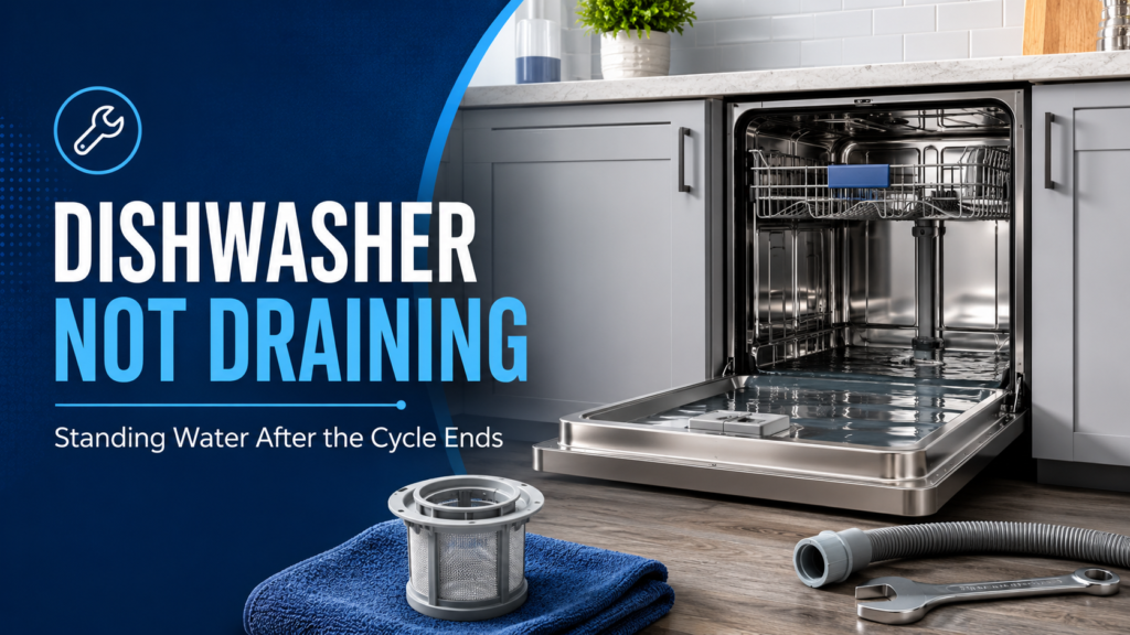 Dishwasher Not Draining: Standing Water After the Cycle Ends