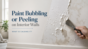 Paint Bubbling or Peeling on Interior Walls: What Is Causing It