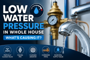 Low Water Pressure in Whole House: What’s Causing It