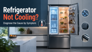 Refrigerator Not Cooling: Diagnose the Cause by Symptom
