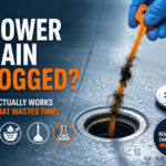 Shower Drain Clogged: What Actually Works (and What Wastes Time)