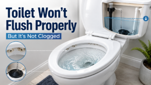 Toilet Won’t Flush Properly but Not Clogged: What to Check