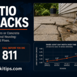 Patio Pavers or Concrete Cracking and Heaving: Causes and Fixes