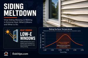 Vinyl Siding Warping or Melting in Extreme Heat: What It Means and What to Do